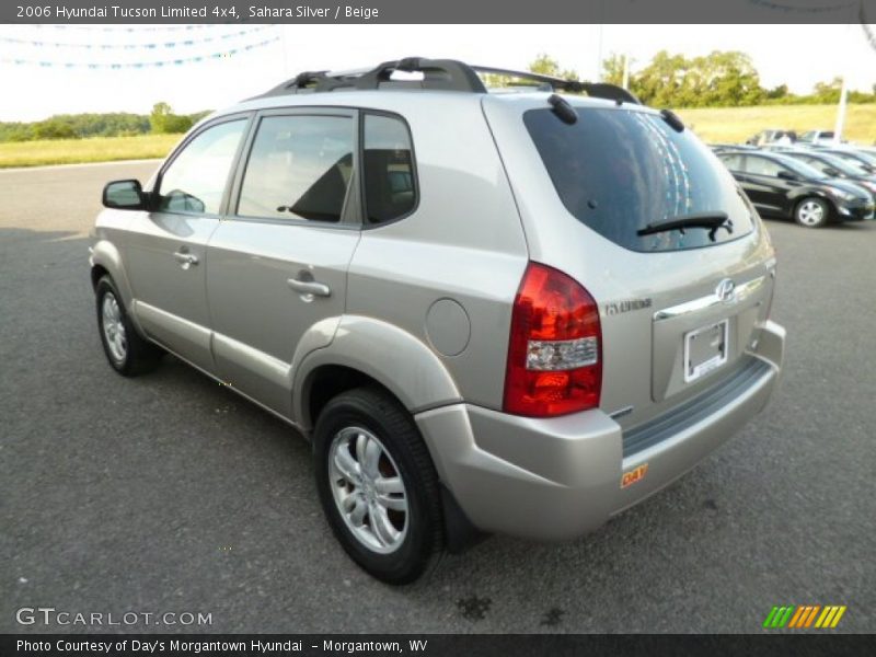 Sahara Silver / Beige 2006 Hyundai Tucson Limited 4x4