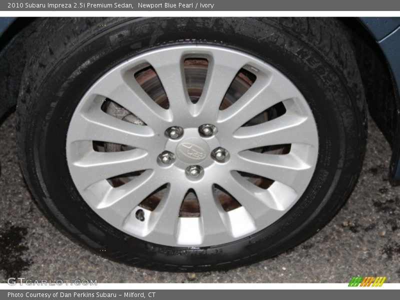 Newport Blue Pearl / Ivory 2010 Subaru Impreza 2.5i Premium Sedan