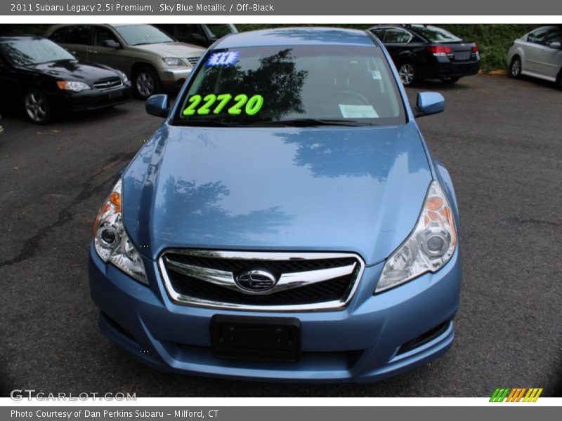 Sky Blue Metallic / Off-Black 2011 Subaru Legacy 2.5i Premium