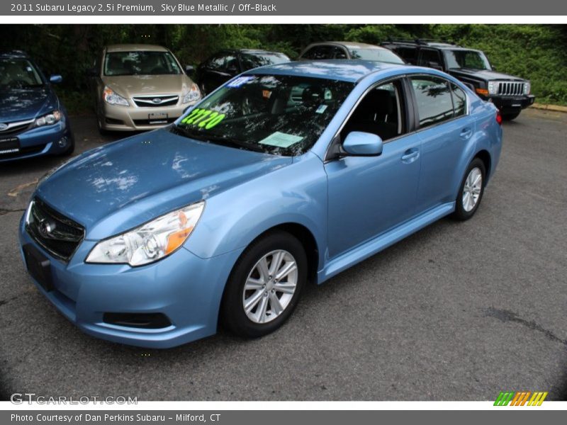 Sky Blue Metallic / Off-Black 2011 Subaru Legacy 2.5i Premium