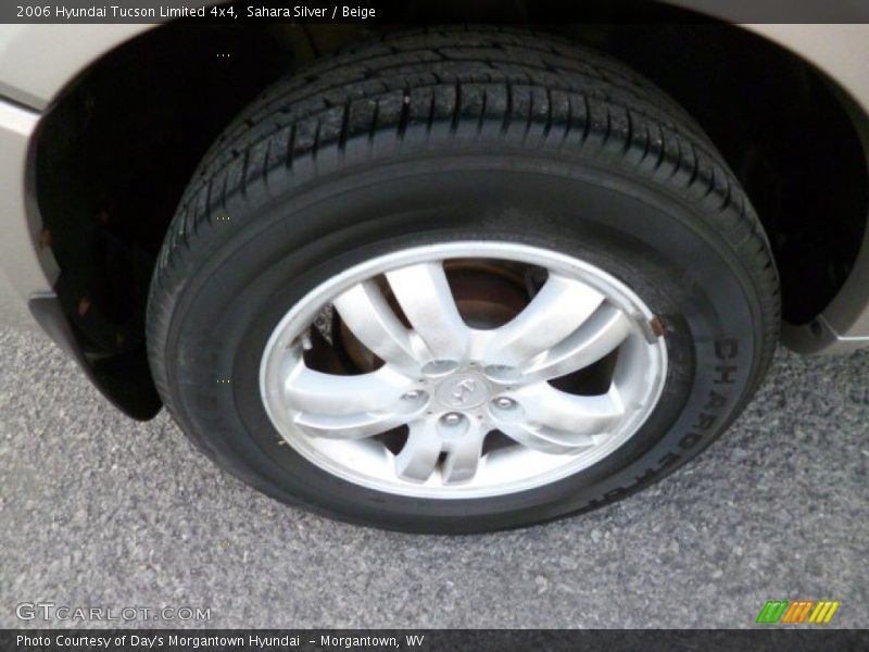 Sahara Silver / Beige 2006 Hyundai Tucson Limited 4x4