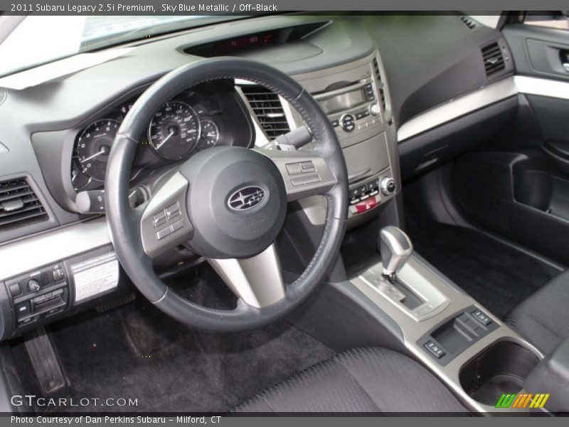Sky Blue Metallic / Off-Black 2011 Subaru Legacy 2.5i Premium