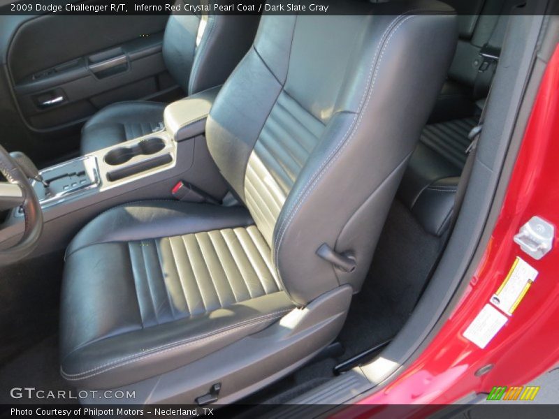 Inferno Red Crystal Pearl Coat / Dark Slate Gray 2009 Dodge Challenger R/T