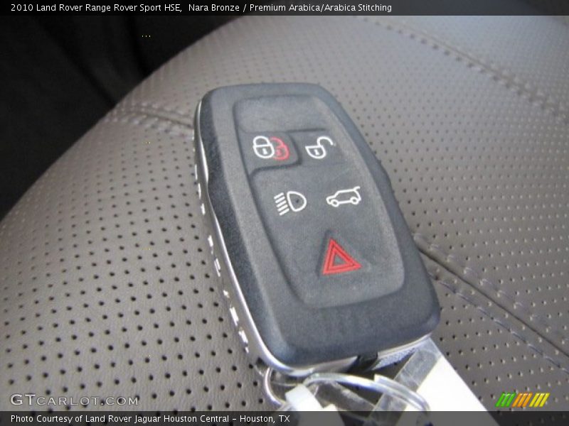 Keys of 2010 Range Rover Sport HSE