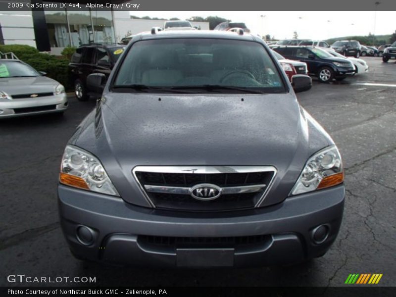 Alpine Gray / Gray 2009 Kia Sorento LX 4x4