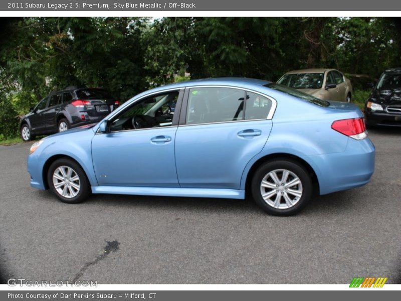 Sky Blue Metallic / Off-Black 2011 Subaru Legacy 2.5i Premium
