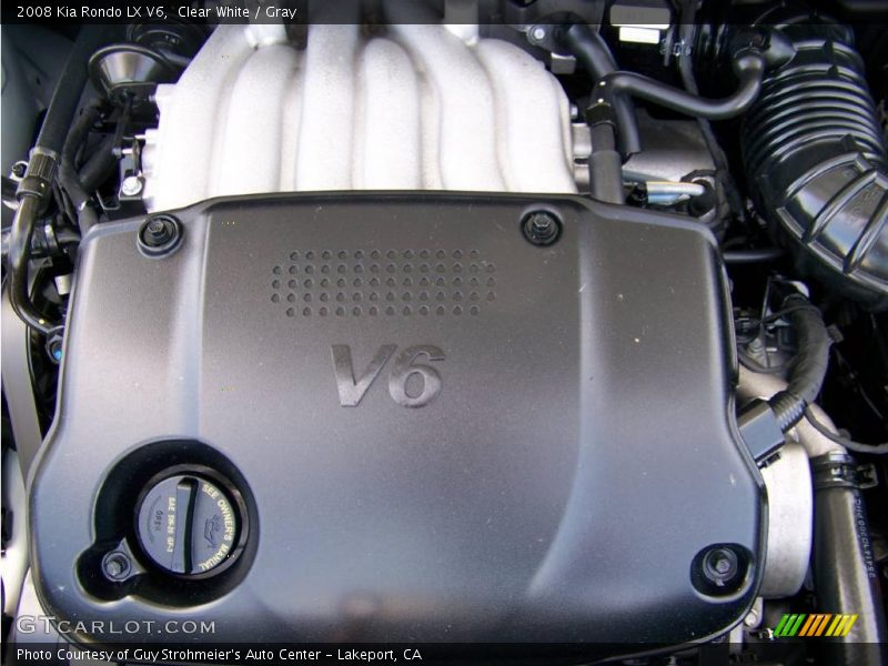 Clear White / Gray 2008 Kia Rondo LX V6