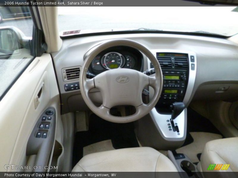 Sahara Silver / Beige 2006 Hyundai Tucson Limited 4x4