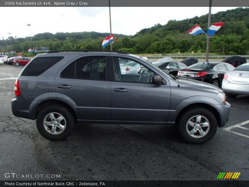 Alpine Gray / Gray 2009 Kia Sorento LX 4x4