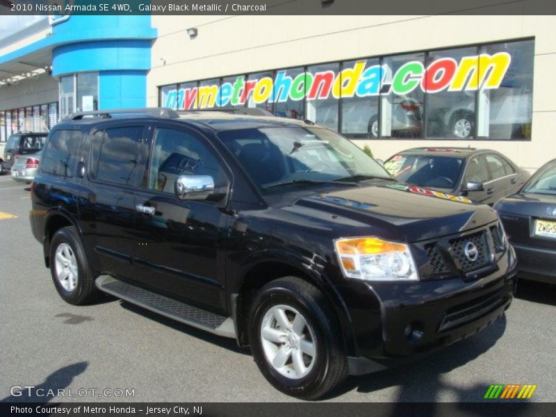 Galaxy Black Metallic / Charcoal 2010 Nissan Armada SE 4WD