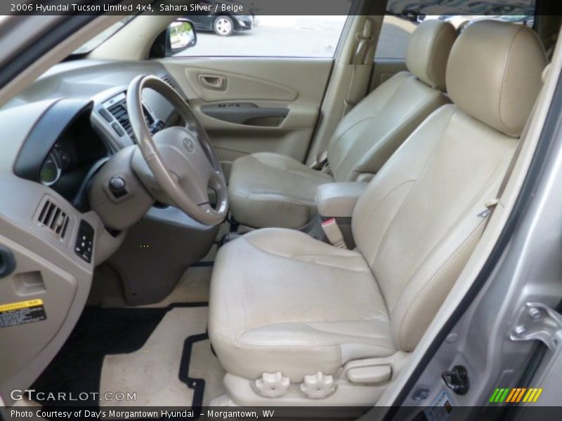 Sahara Silver / Beige 2006 Hyundai Tucson Limited 4x4