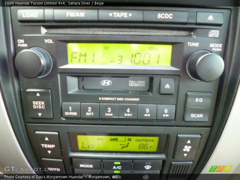 Sahara Silver / Beige 2006 Hyundai Tucson Limited 4x4