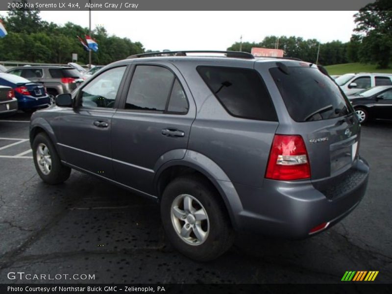 Alpine Gray / Gray 2009 Kia Sorento LX 4x4