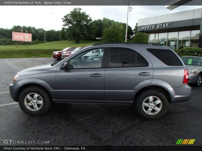 Alpine Gray / Gray 2009 Kia Sorento LX 4x4