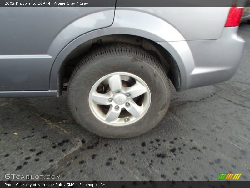Alpine Gray / Gray 2009 Kia Sorento LX 4x4