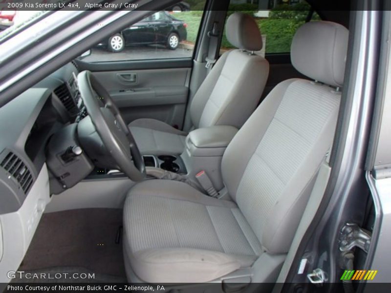 Alpine Gray / Gray 2009 Kia Sorento LX 4x4