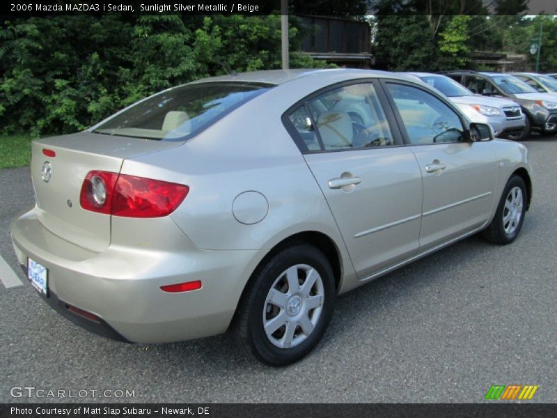 Sunlight Silver Metallic / Beige 2006 Mazda MAZDA3 i Sedan
