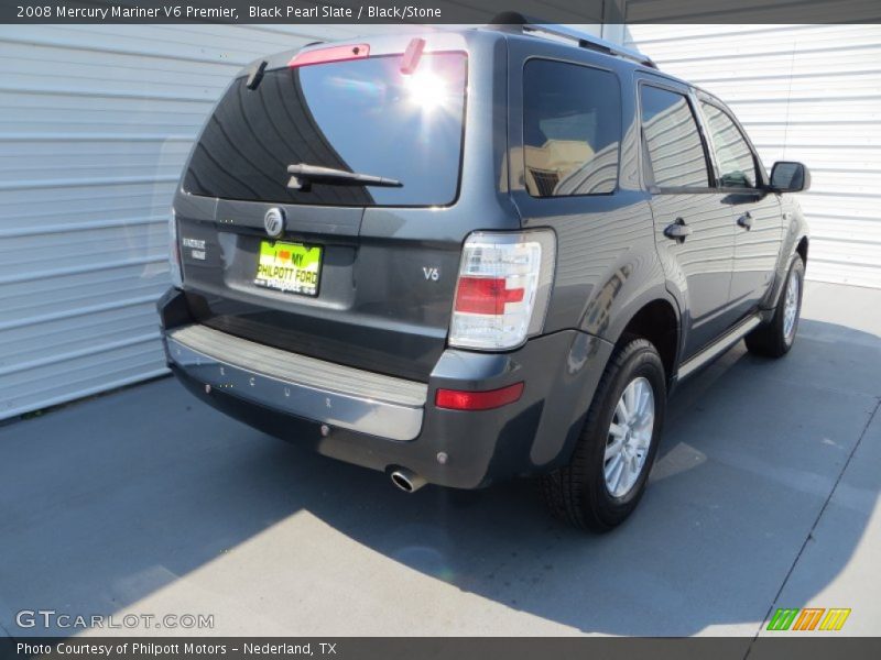 Black Pearl Slate / Black/Stone 2008 Mercury Mariner V6 Premier