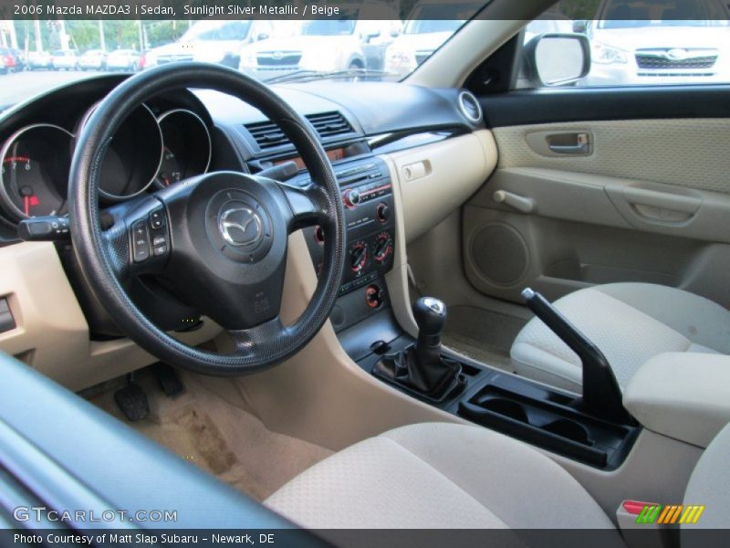  2006 MAZDA3 i Sedan Beige Interior