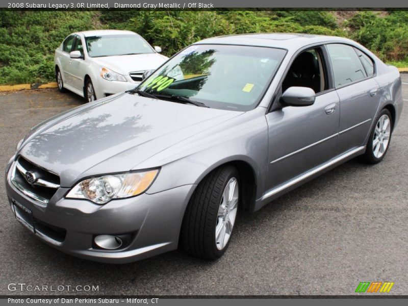 Diamond Gray Metallic / Off Black 2008 Subaru Legacy 3.0R Limited