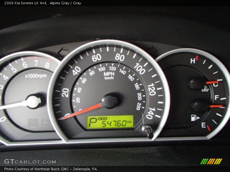 Alpine Gray / Gray 2009 Kia Sorento LX 4x4