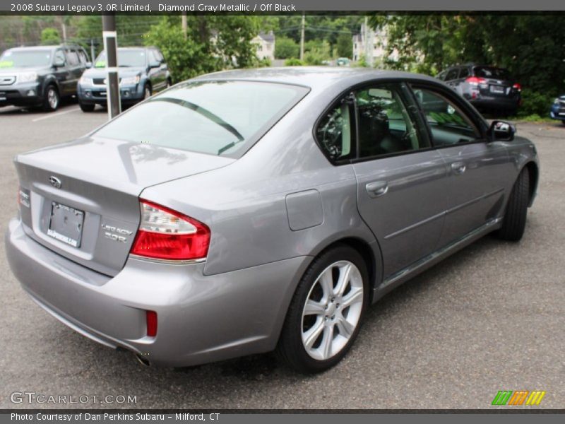 Diamond Gray Metallic / Off Black 2008 Subaru Legacy 3.0R Limited