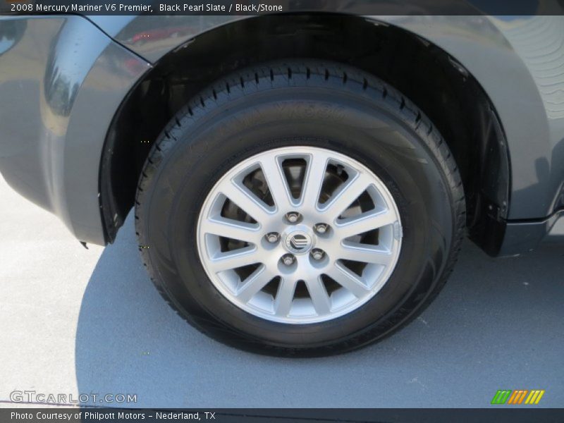 Black Pearl Slate / Black/Stone 2008 Mercury Mariner V6 Premier