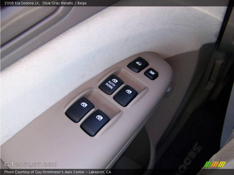 Olive Gray Metallic / Beige 2008 Kia Sedona LX