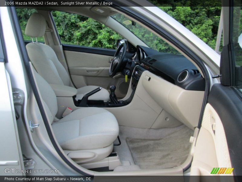Sunlight Silver Metallic / Beige 2006 Mazda MAZDA3 i Sedan