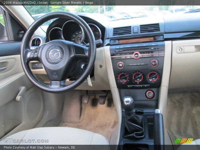 Dashboard of 2006 MAZDA3 i Sedan