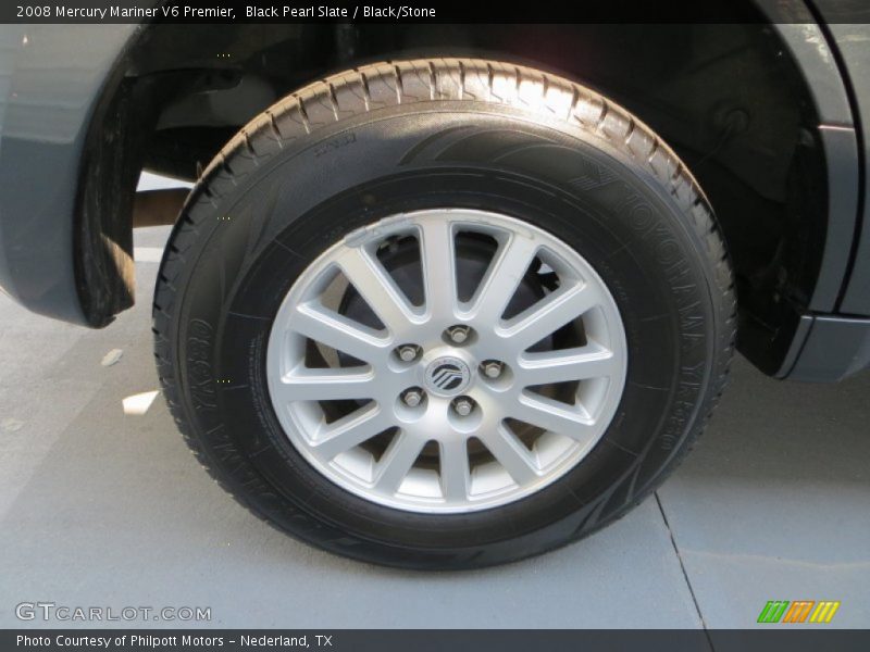 Black Pearl Slate / Black/Stone 2008 Mercury Mariner V6 Premier