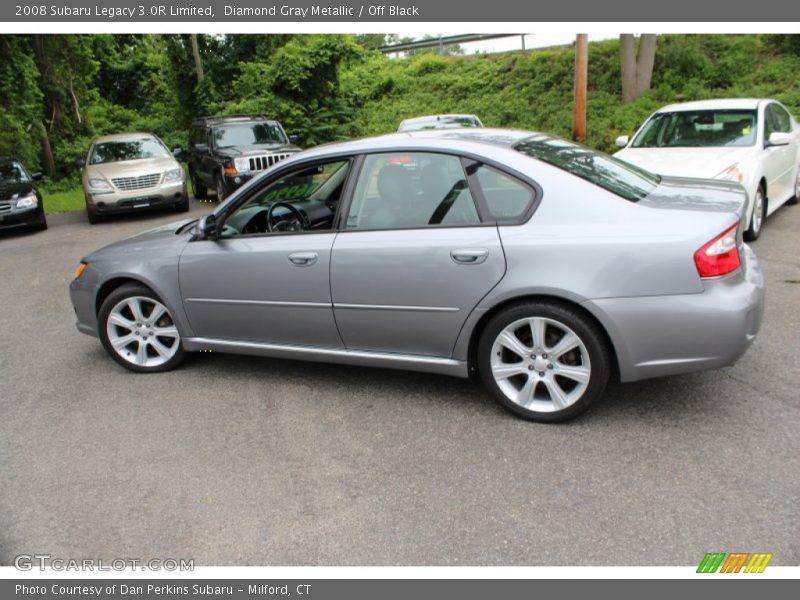 Diamond Gray Metallic / Off Black 2008 Subaru Legacy 3.0R Limited