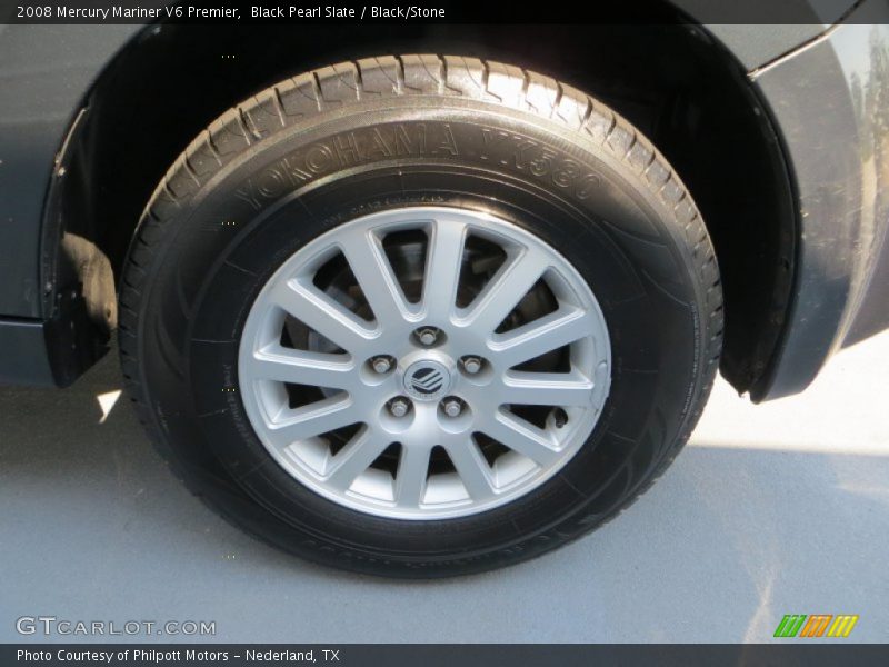 Black Pearl Slate / Black/Stone 2008 Mercury Mariner V6 Premier