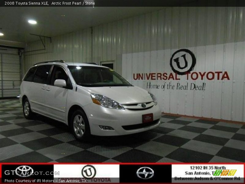 Arctic Frost Pearl / Stone 2008 Toyota Sienna XLE