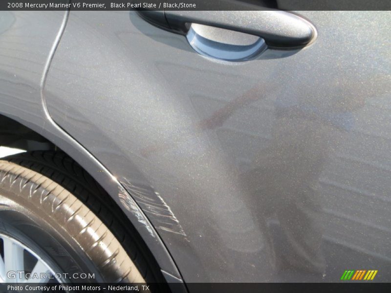 Black Pearl Slate / Black/Stone 2008 Mercury Mariner V6 Premier