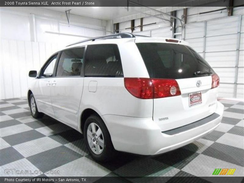 Arctic Frost Pearl / Stone 2008 Toyota Sienna XLE
