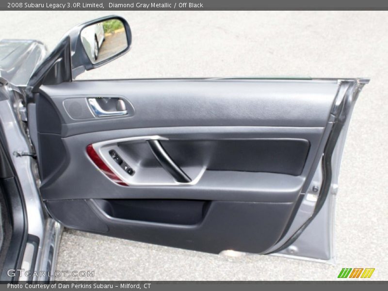 Diamond Gray Metallic / Off Black 2008 Subaru Legacy 3.0R Limited
