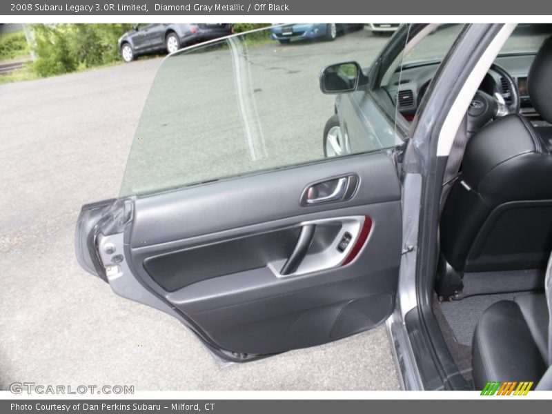 Diamond Gray Metallic / Off Black 2008 Subaru Legacy 3.0R Limited