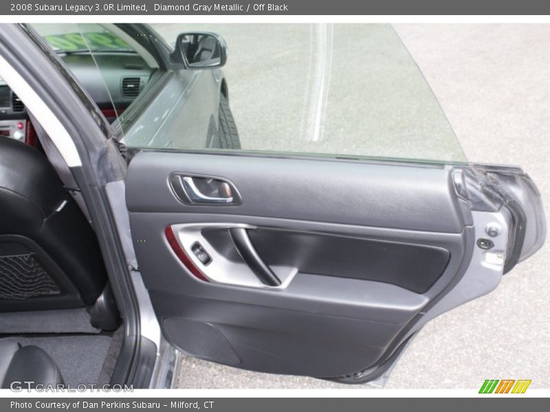 Diamond Gray Metallic / Off Black 2008 Subaru Legacy 3.0R Limited