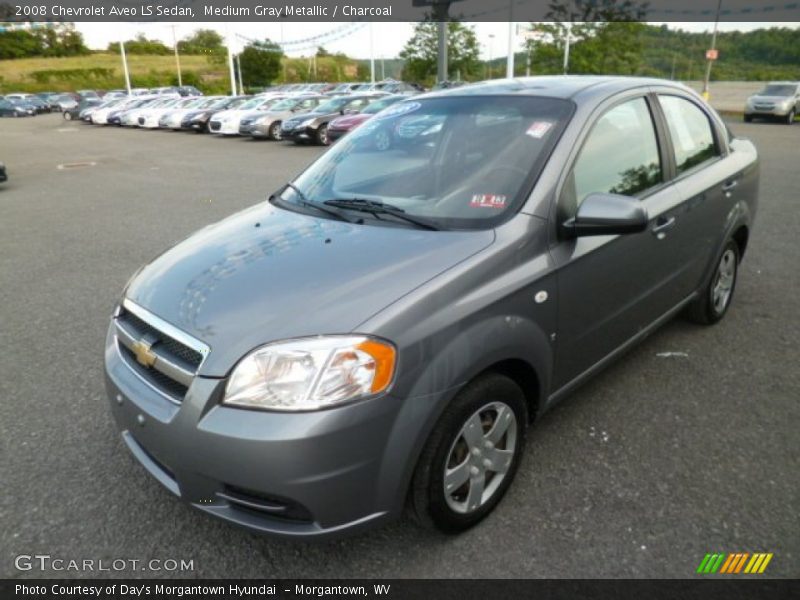 Medium Gray Metallic / Charcoal 2008 Chevrolet Aveo LS Sedan