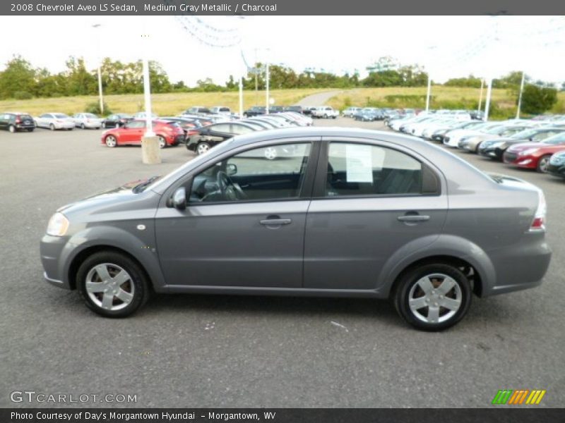 Medium Gray Metallic / Charcoal 2008 Chevrolet Aveo LS Sedan