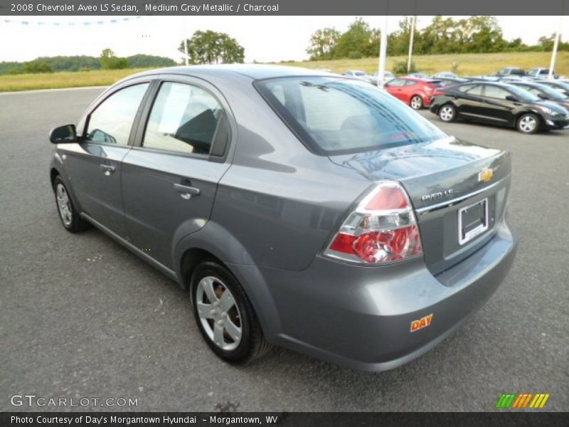 Medium Gray Metallic / Charcoal 2008 Chevrolet Aveo LS Sedan