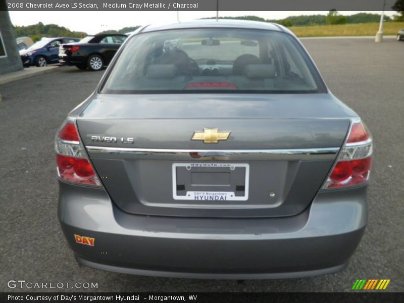 Medium Gray Metallic / Charcoal 2008 Chevrolet Aveo LS Sedan