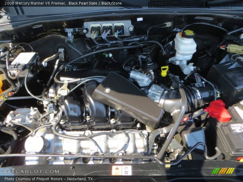 Black Pearl Slate / Black/Stone 2008 Mercury Mariner V6 Premier