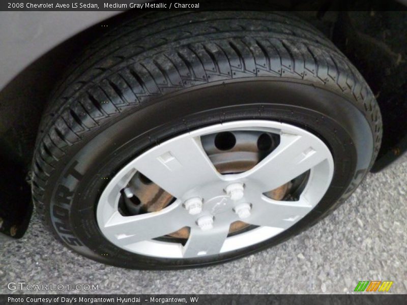 Medium Gray Metallic / Charcoal 2008 Chevrolet Aveo LS Sedan