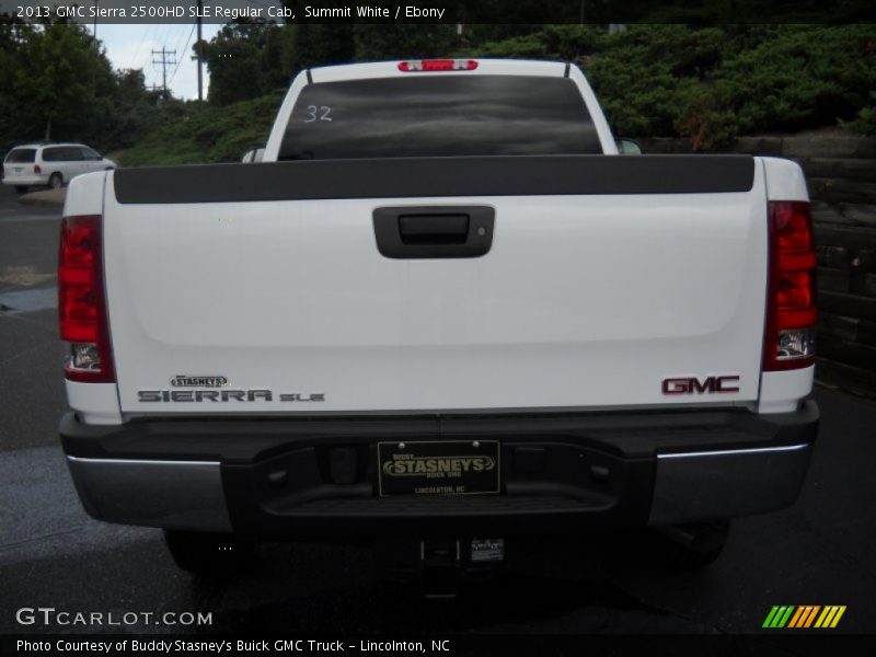 Summit White / Ebony 2013 GMC Sierra 2500HD SLE Regular Cab