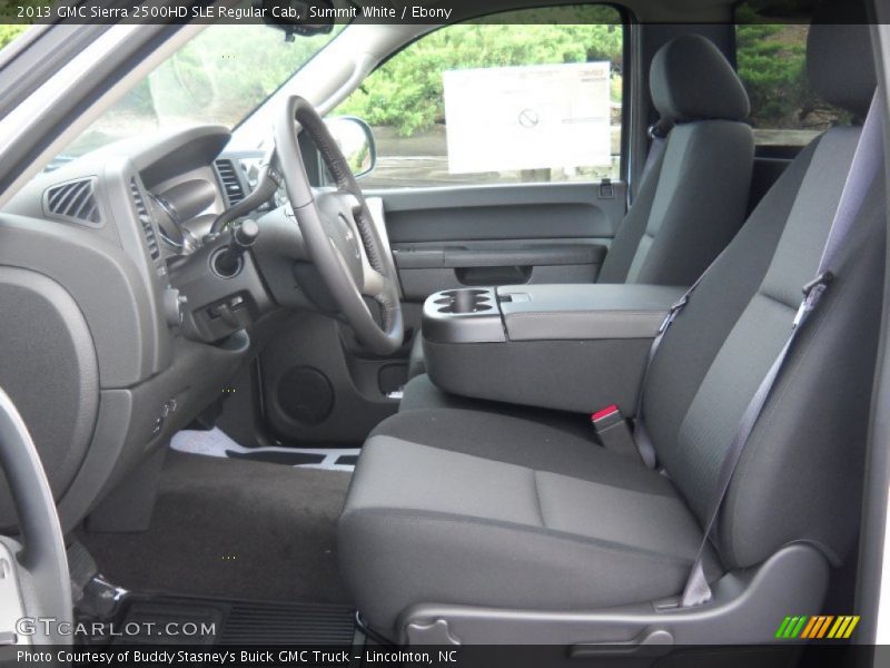  2013 Sierra 2500HD SLE Regular Cab Ebony Interior