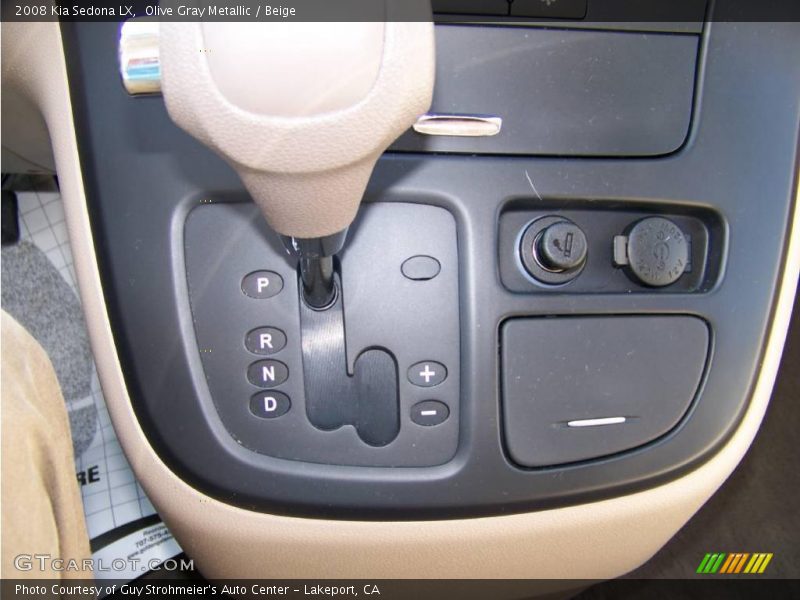 Olive Gray Metallic / Beige 2008 Kia Sedona LX
