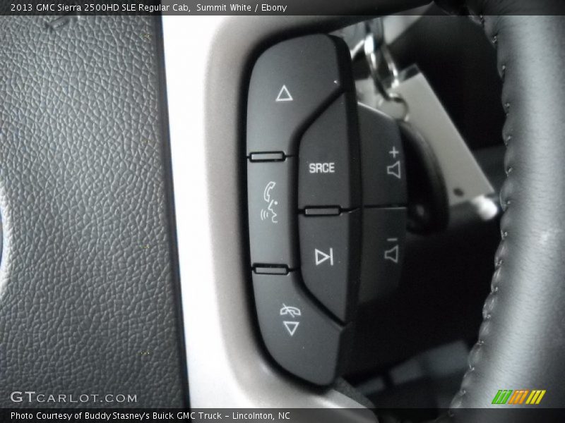 Controls of 2013 Sierra 2500HD SLE Regular Cab
