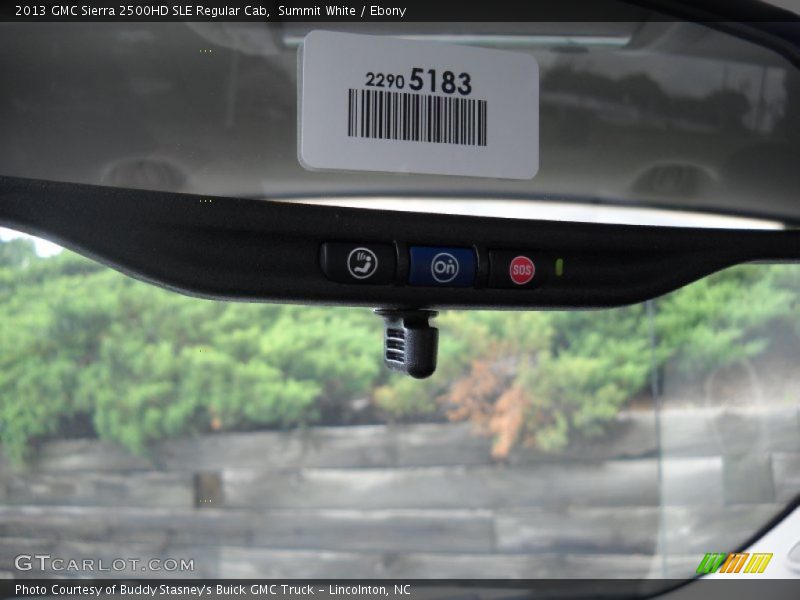 Summit White / Ebony 2013 GMC Sierra 2500HD SLE Regular Cab